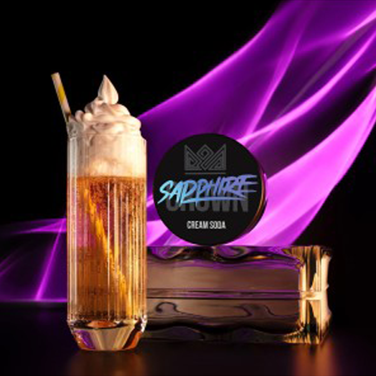 картинка Табак Sapphire Crown - Cream Soda 100 гр. от магазина BigSmoke