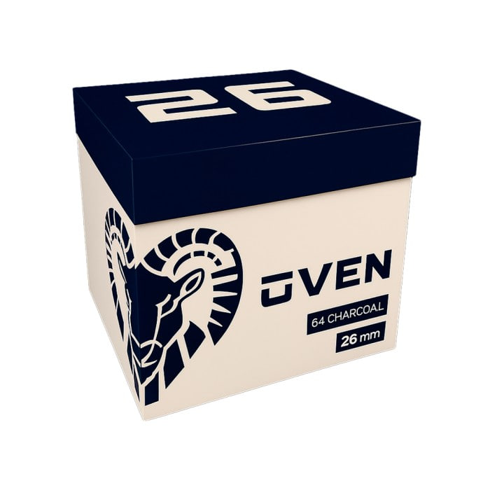 картинка Уголь Oven 26 мм (Упаковка 1 кг.) от магазина BigSmoke