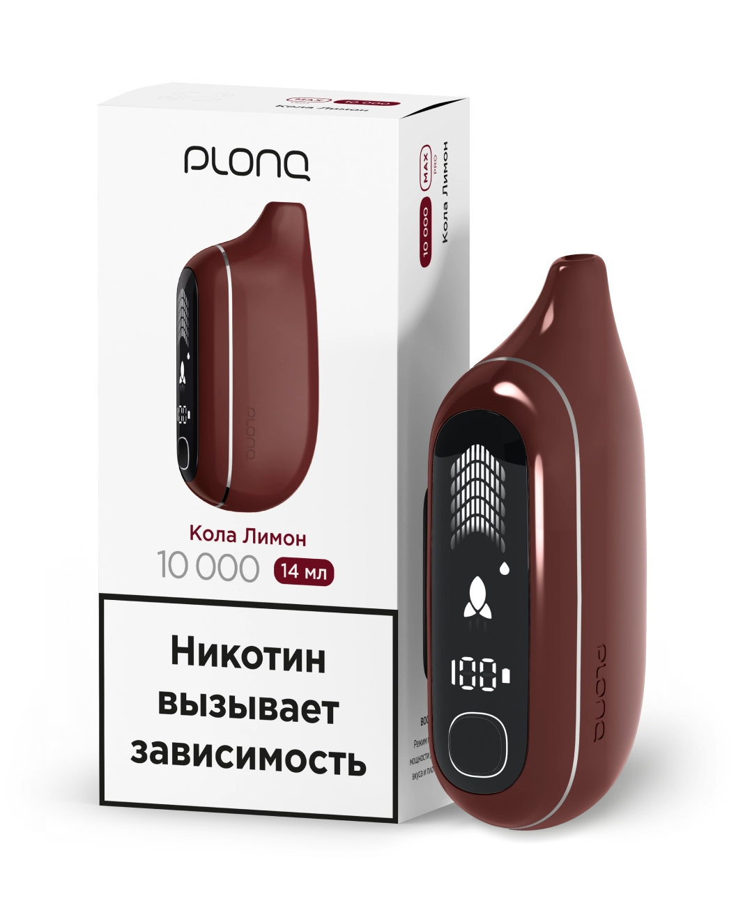 картинка PLONQ Max Pro 10000 - Кола Лимон от магазина BigSmoke