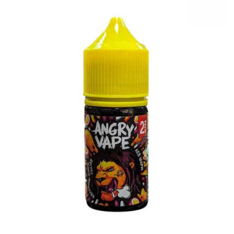 картинка Angry Vape Strong 30 мл. 20 мг. - Лев Шарм (Йогурт Манго Маракуйя) от магазина BigSmoke