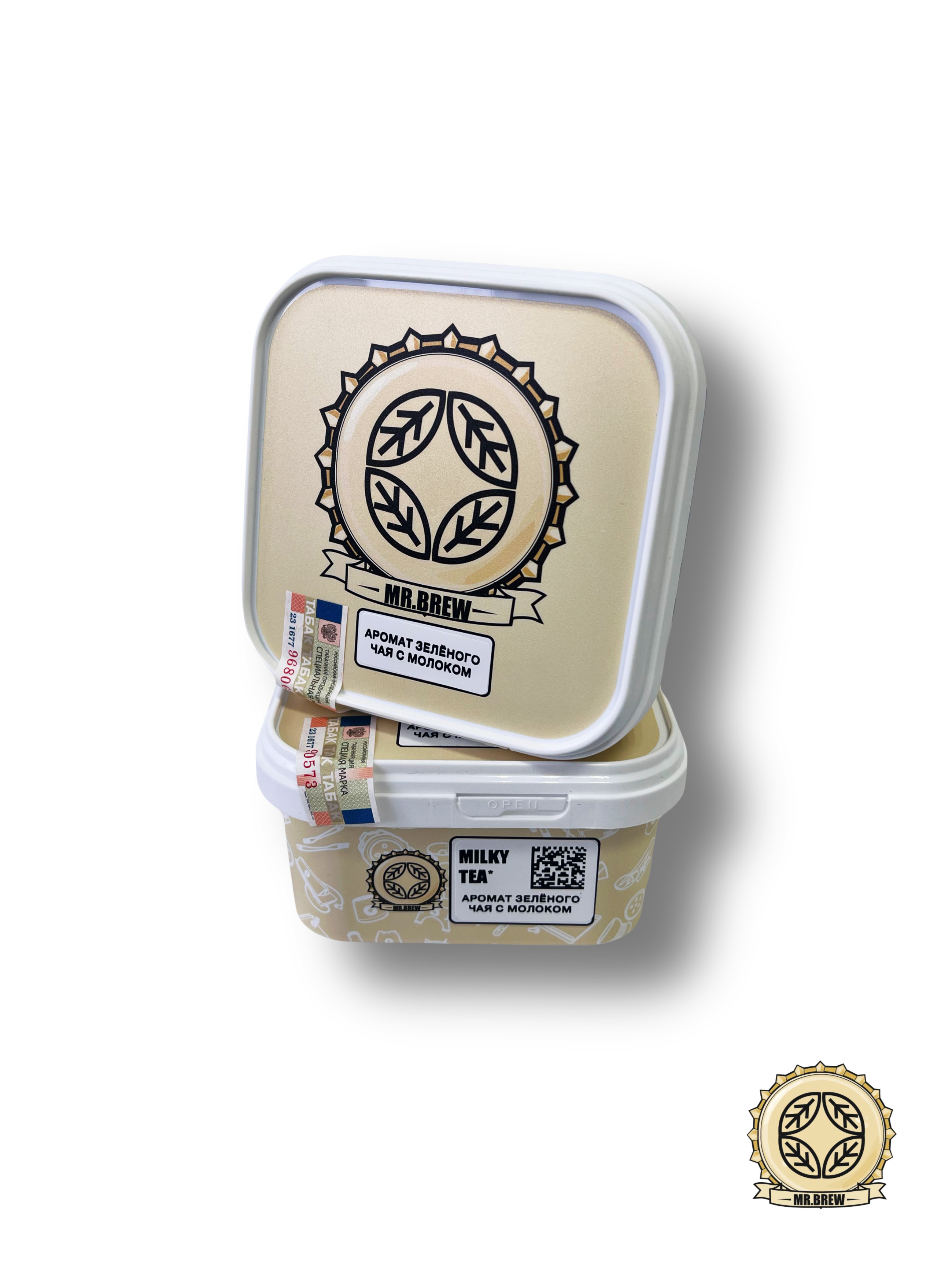 картинка Табак Mr.Brew - Milky Tea (Зеленый Чай на Молоке) 200 гр. от магазина BigSmoke