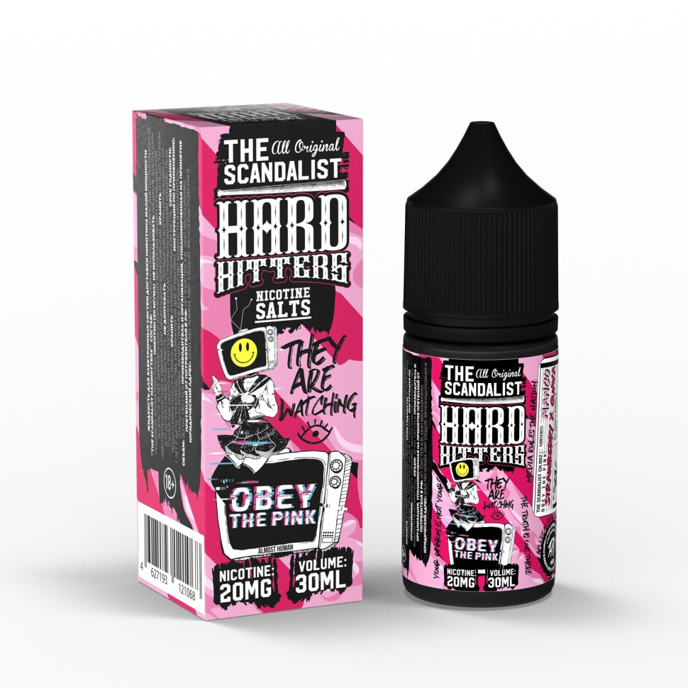 картинка The Scandalist Hardhitters 30 мл 20 Strong - Obey the Pink от магазина BigSmoke