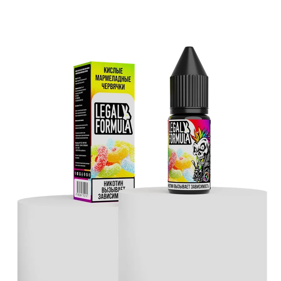 картинка Legal Formula 10ml 2% - Кислые Мармеладные Червячки от магазина BigSmoke