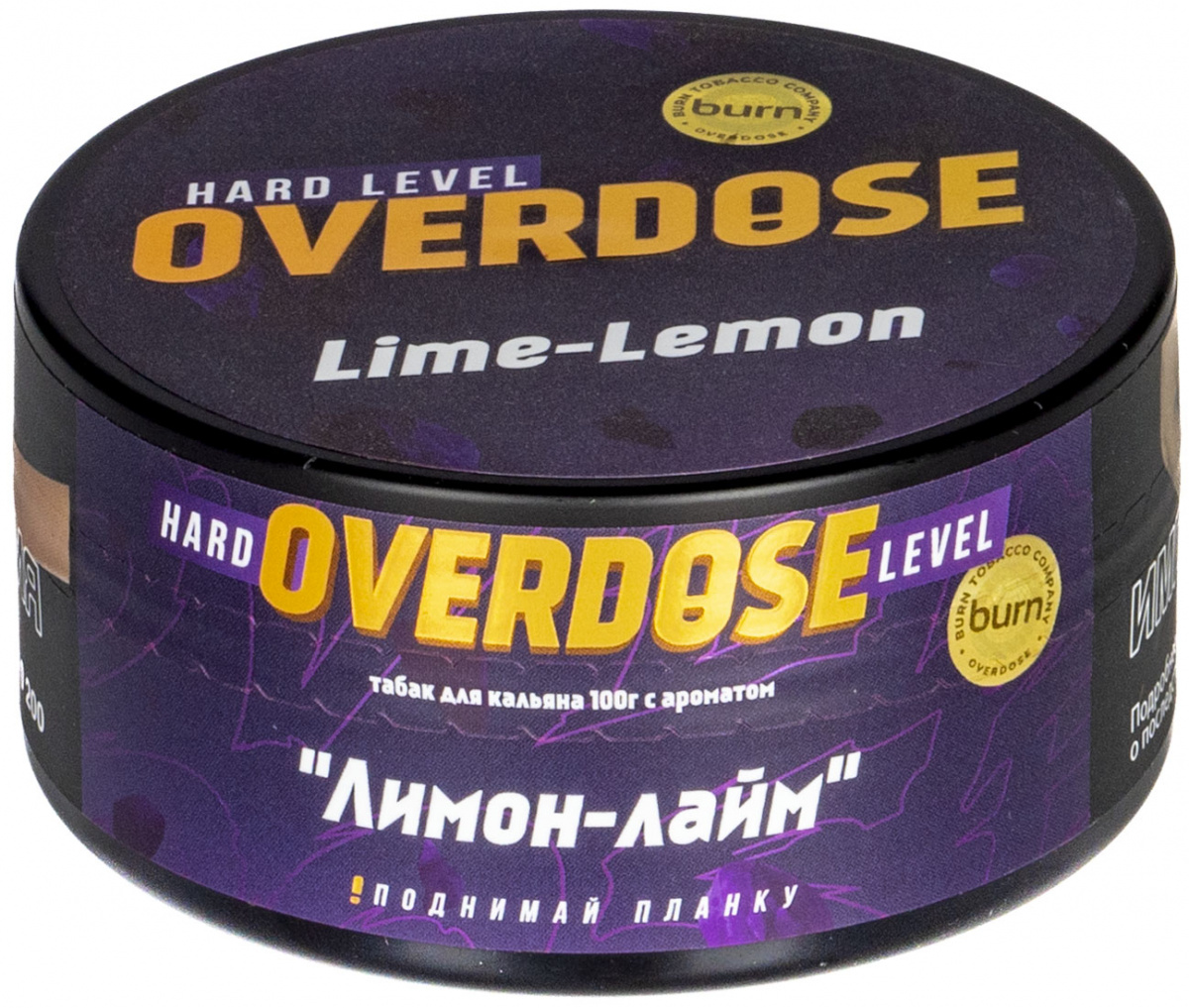 картинка Табак Overdose - Lime Lemon 100 гр. от магазина BigSmoke