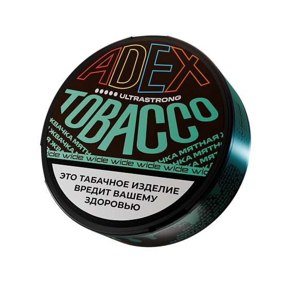 картинка Табак Жевательный ADEX Ultrastrong Wide - Мятная Жвачка 12 гр. от магазина BigSmoke