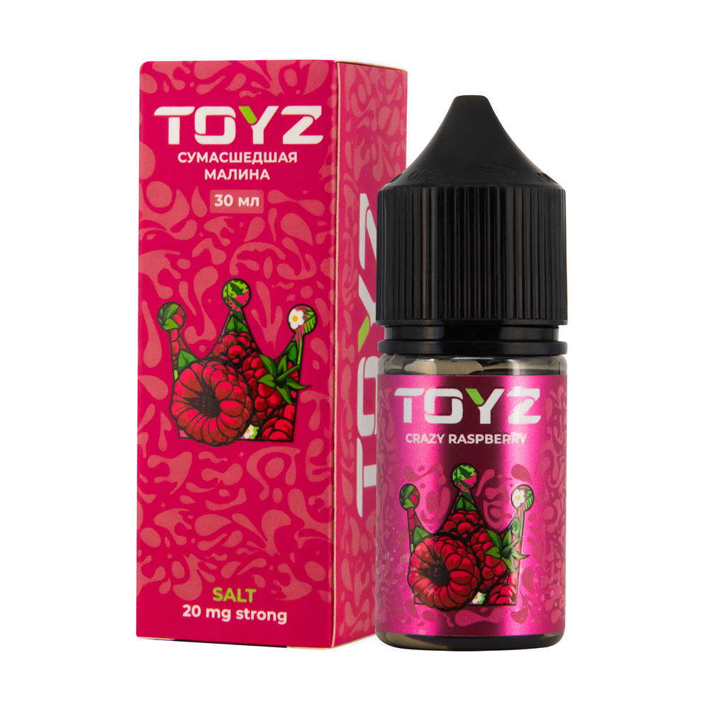 картинка Жидкость Toyz Crazy raspberry 20 Strong мг/мл 30 мл от магазина BigSmoke