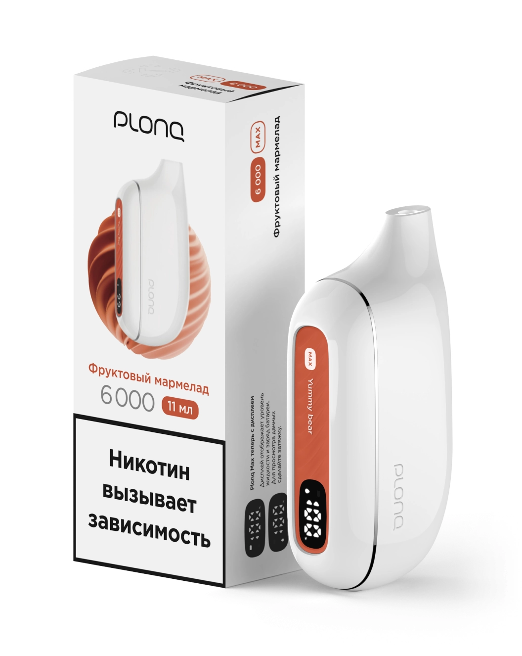 картинка Plonq MAX 6000 - Фруктовый Мармелад от магазина BigSmoke