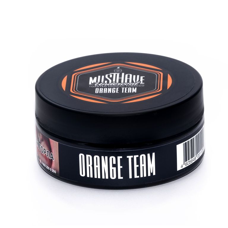 картинка Табак Must Have - Orange Team 125 гр. от магазина BigSmoke
