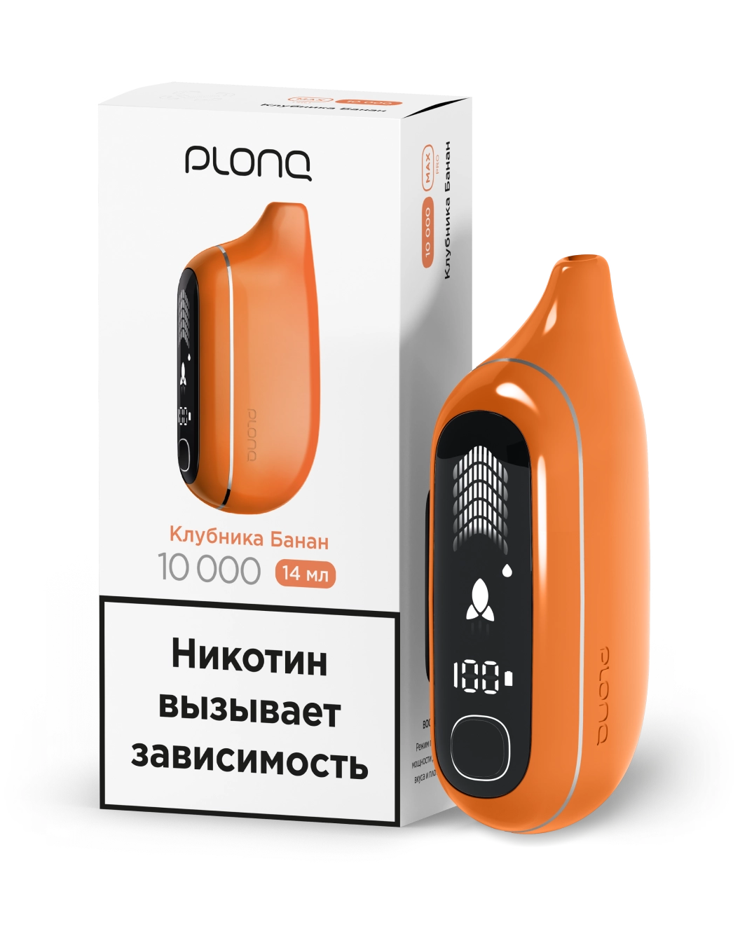 картинка PLONQ Max Pro 10000 - Клубника Банан от магазина BigSmoke