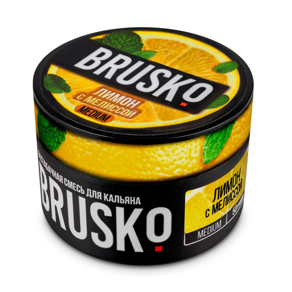 картинка Brusko - Лимон с Мелиссой 50 гр. от магазина BigSmoke