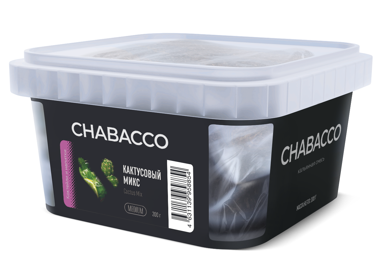 картинка Chabacco Medium - Cactus Mix 200 гр. от магазина BigSmoke