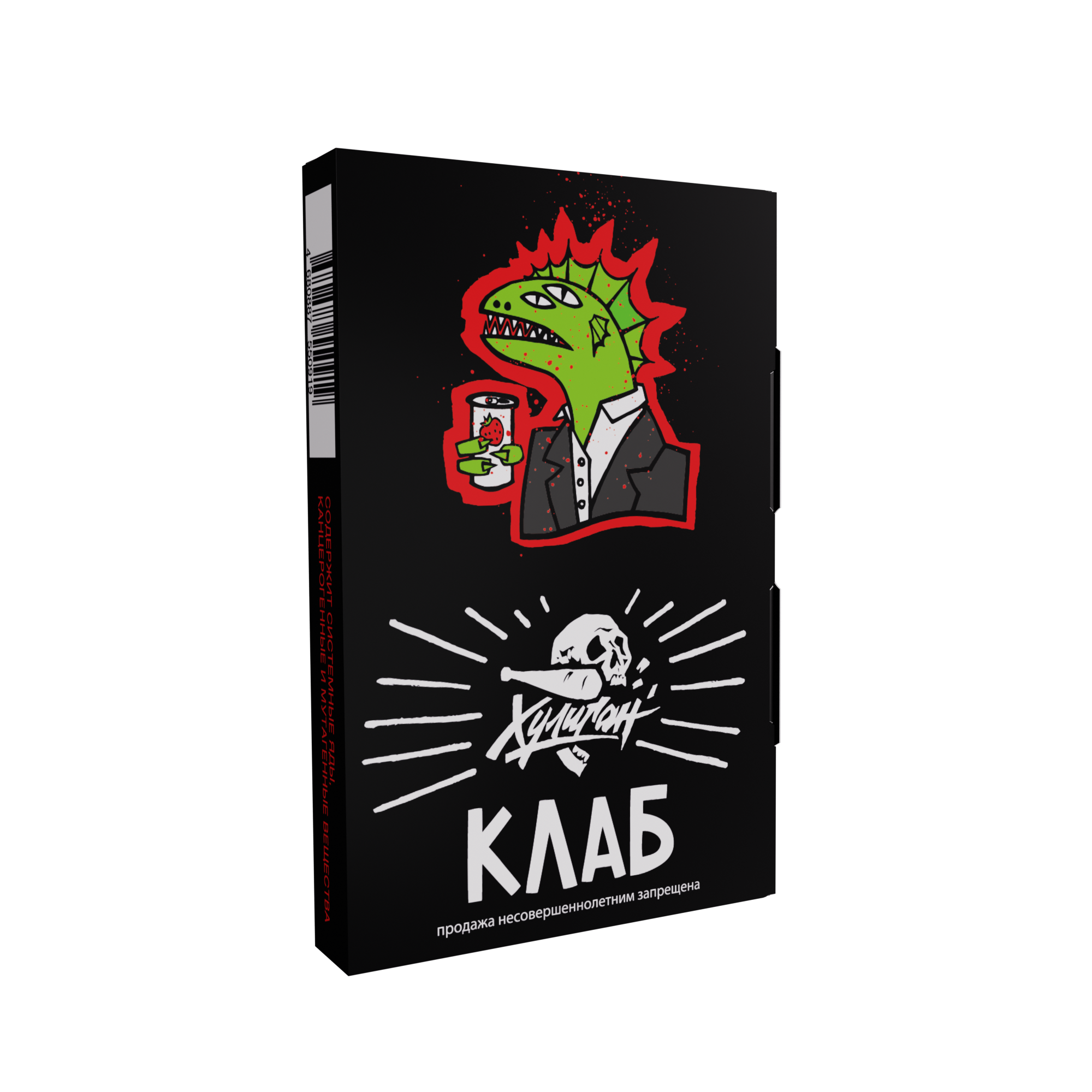 картинка Табак Хулиган - Клаб ( Клубничная газировка) 25 гр. от магазина BigSmoke