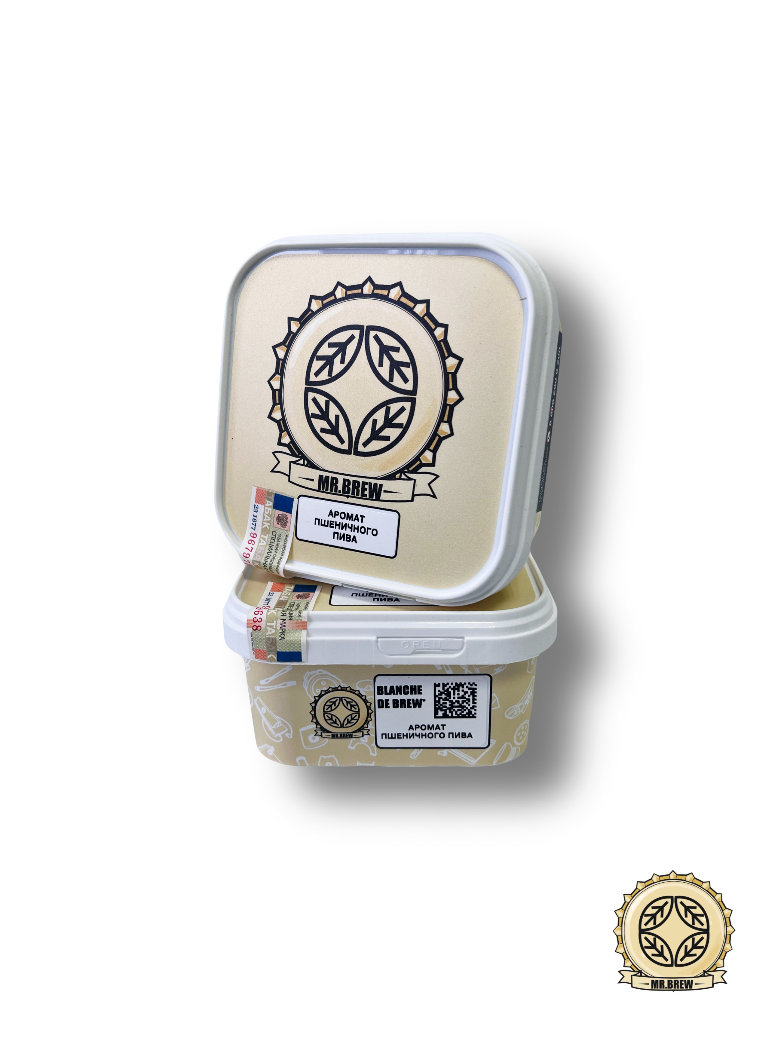 картинка Табак Mr.Brew - Blanche de Brew (Аромат Пшеничного Пива) 200 гр. от магазина BigSmoke