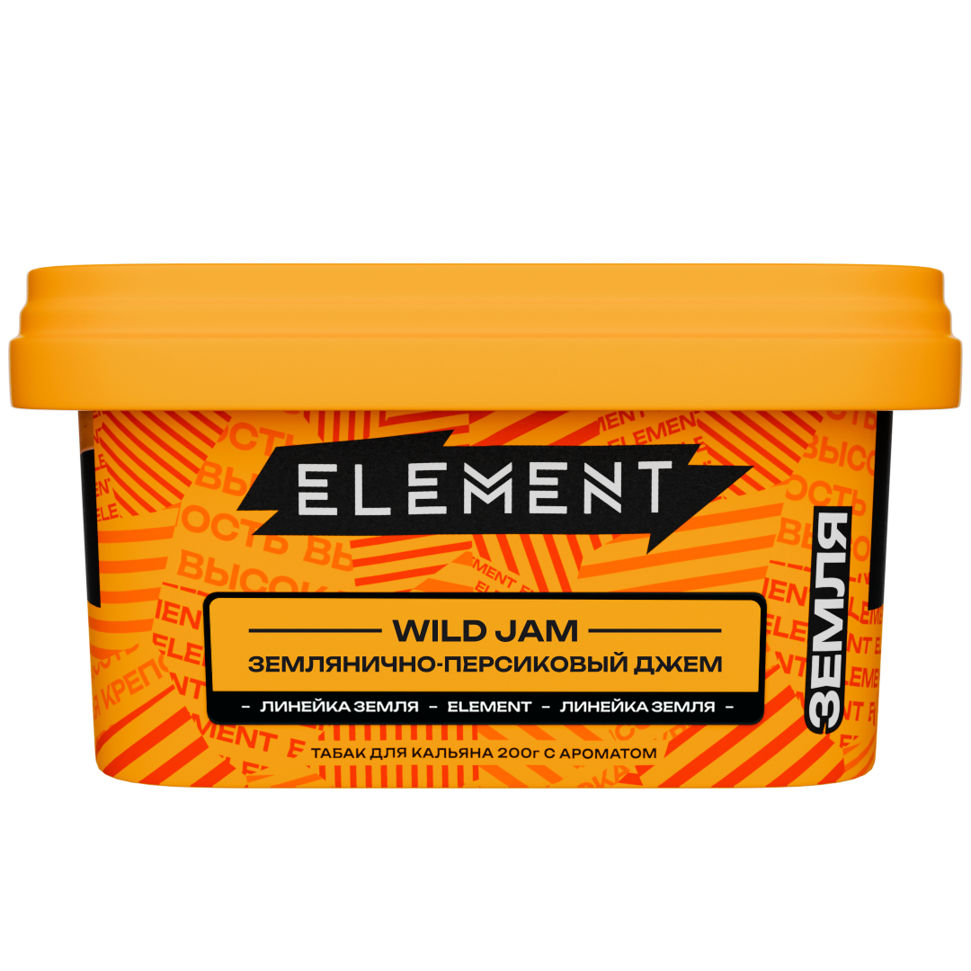 картинка Табак Element Земля - Wild Jam (Землянично-Персиковый Джем) 200 гр. от магазина BigSmoke
