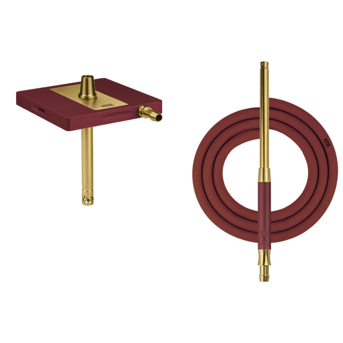 картинка Кальян HOOB - Atom Wine Red/Gold от магазина BigSmoke