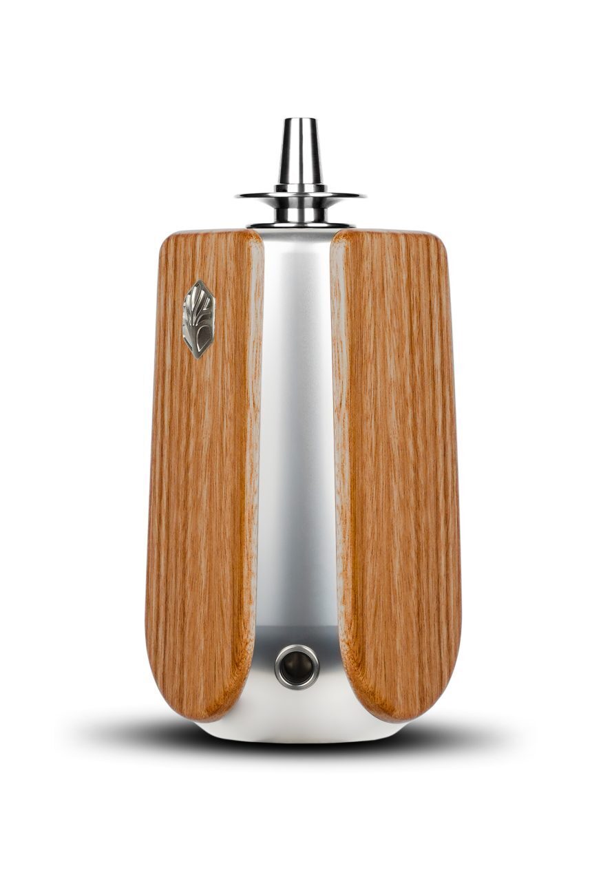 картинка Кальян Mr. Wood Prisma Zebrano (Steel) от магазина BigSmoke