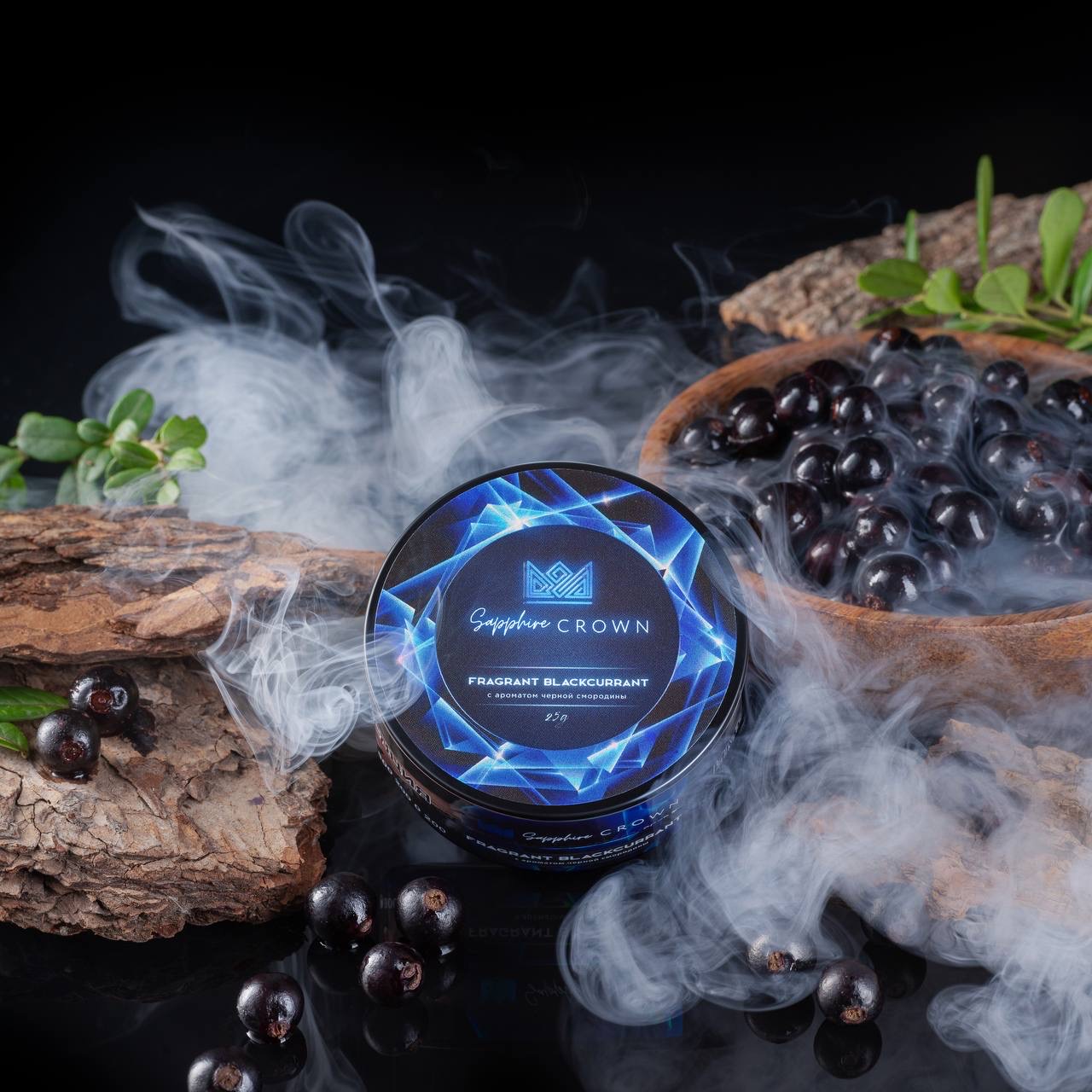 картинка Табак Sapphire Crown - Fragrant Blackcurrant 25 гр. от магазина BigSmoke