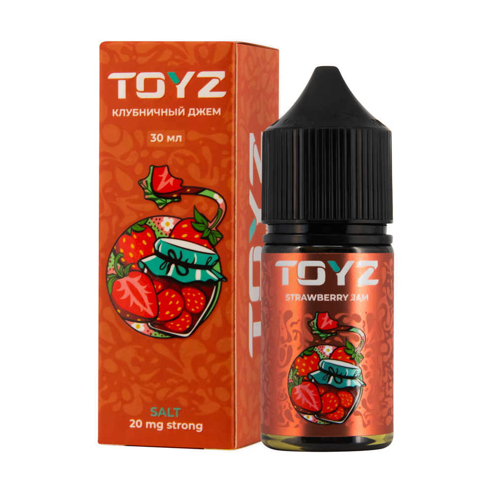 картинка Жидкость Toyz Strawberry Jam 20 Strong мг/мл 30 мл от магазина BigSmoke