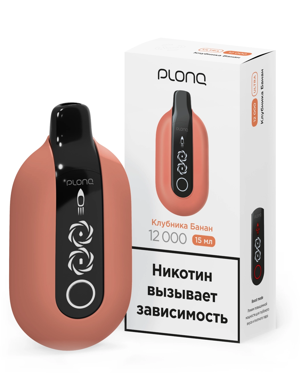 картинка PLONQ Ultra 12000 - Клубника Банан от магазина BigSmoke