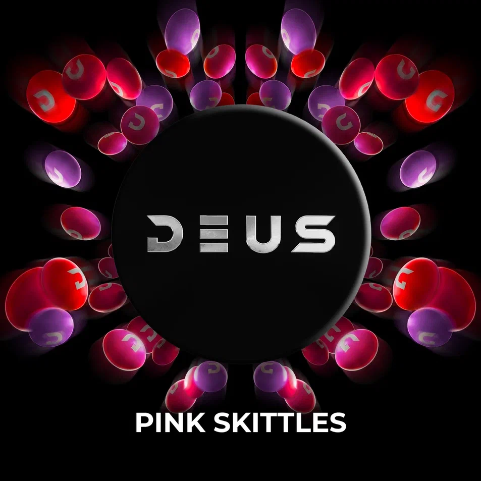 картинка Табак Deus - Pink Skittles (Ягодно Фруктовые Конфеты) 100 гр. от магазина BigSmoke
