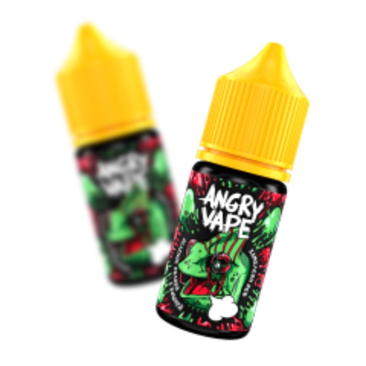 картинка Angry Vape Strong 30 мл. 20 мг. - Хамелеон RGB (Зеленое Яблоко с Вишней) от магазина BigSmoke
