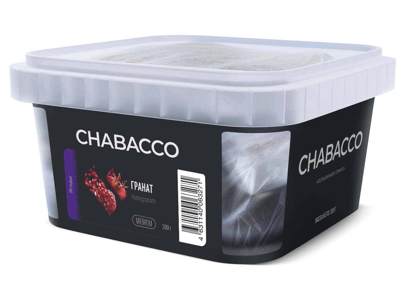 картинка Chabacco Medium - Pomegranate 200 гр. от магазина BigSmoke