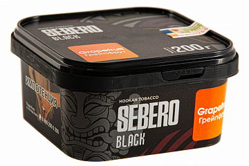 картинка Табак Sebero Black - Грейпфрут (Grapefruit) 200 гр. от магазина BigSmoke