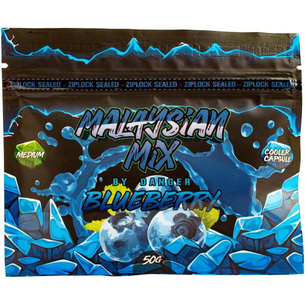 картинка Malaysian mix - Blueberry 50 гр. от магазина BigSmoke
