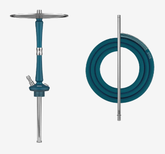 картинка Кальян Hoob - Go  Marine blue/Stainless Steel от магазина BigSmoke