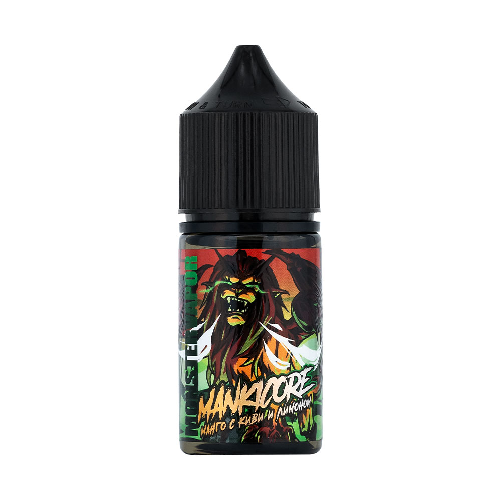 картинка Monster Vapor Salt, 30 мл, MANKICORE (манго с киви и лимоном), 2 от магазина BigSmoke