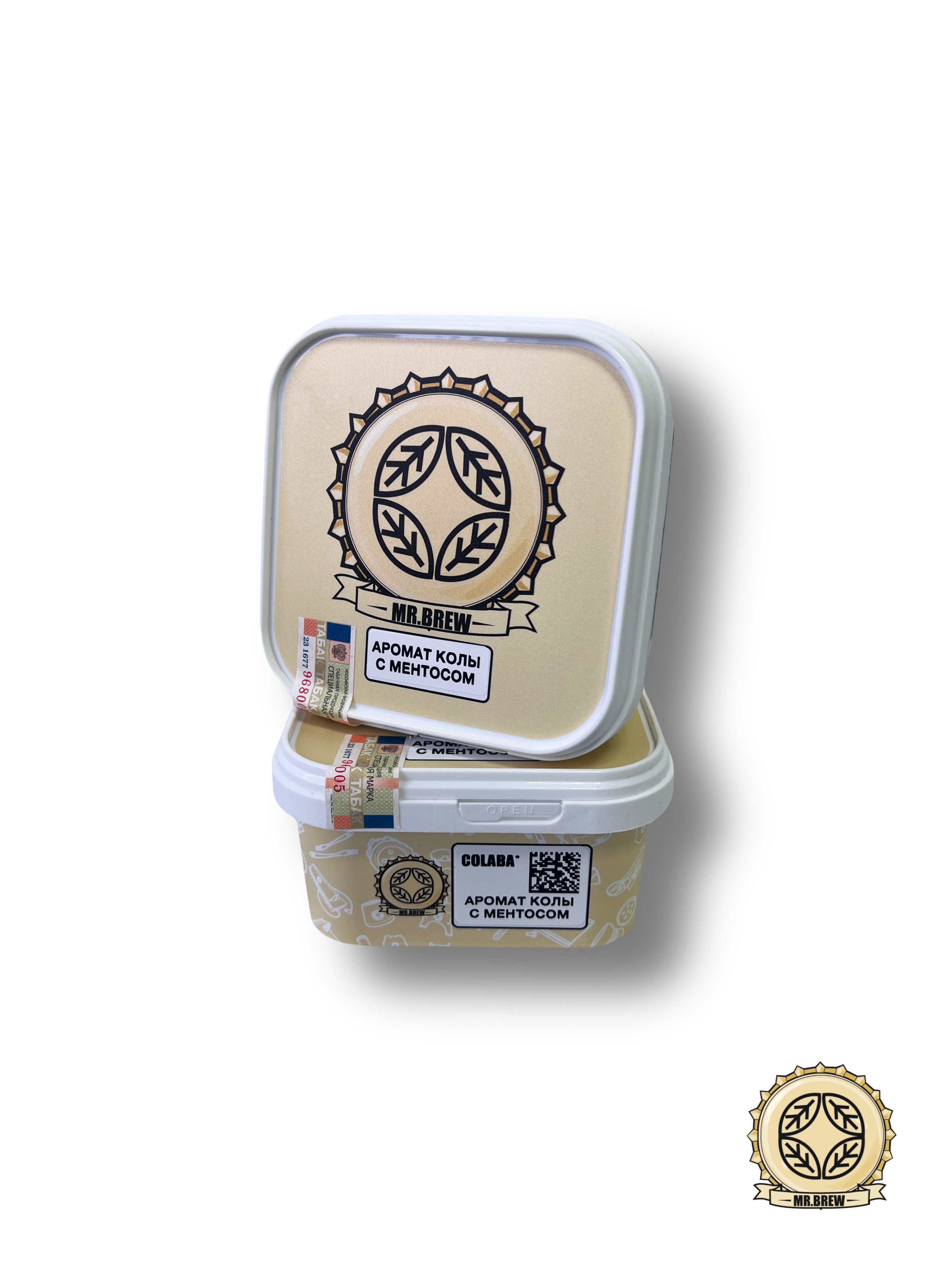 картинка Табак Mr.Brew - Colaba (Аромат Колы с Ментосом) 200 гр. от магазина BigSmoke
