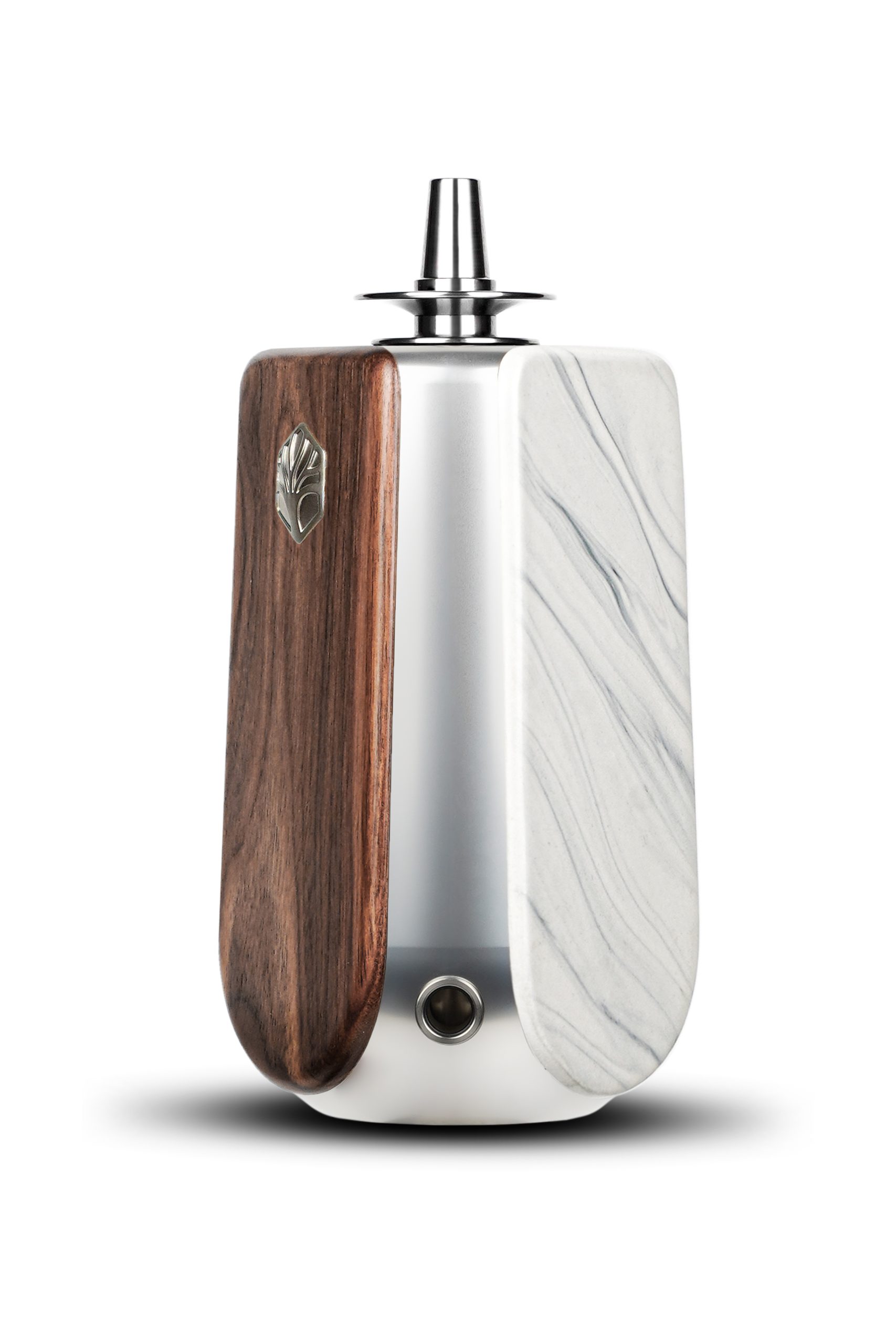 картинка Кальян Mr.Wood Prisma Walnut White Marble (Steel) от магазина BigSmoke