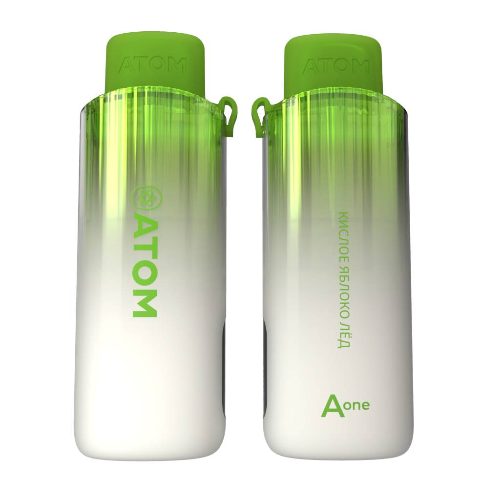 картинка АТОМ Aone 10000 - Кислое Яблоко Лёд от магазина BigSmoke