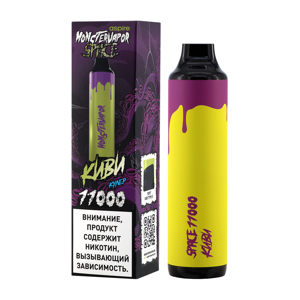 картинка Brusko Monstrvapor Space 11000 - Киви от магазина BigSmoke