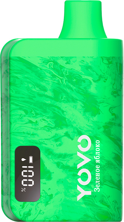 картинка YOVO 7000 - Зеленое Яблоко от магазина BigSmoke