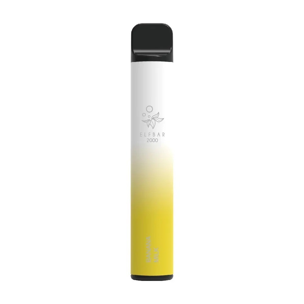 картинка Elf Bar 2000 Banana Milk от магазина BigSmoke