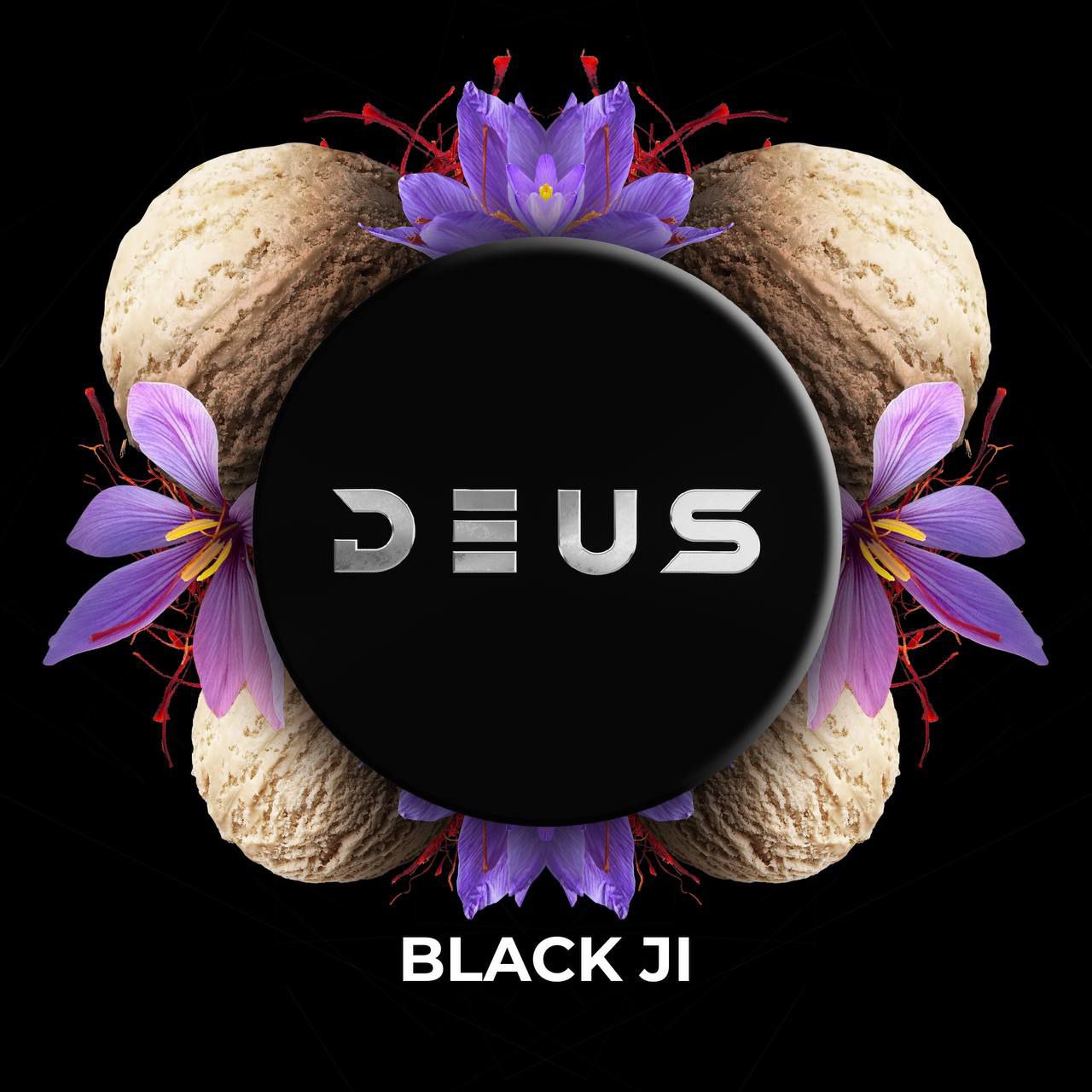 картинка Табак Deus - Black JI (Мороженное с Шафраном) 100 гр. от магазина BigSmoke