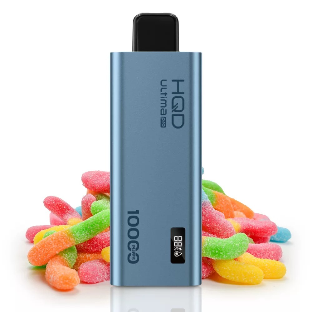 картинка HQD Ultima PRO 10000 - Кислые Мармеладные Червячки от магазина BigSmoke