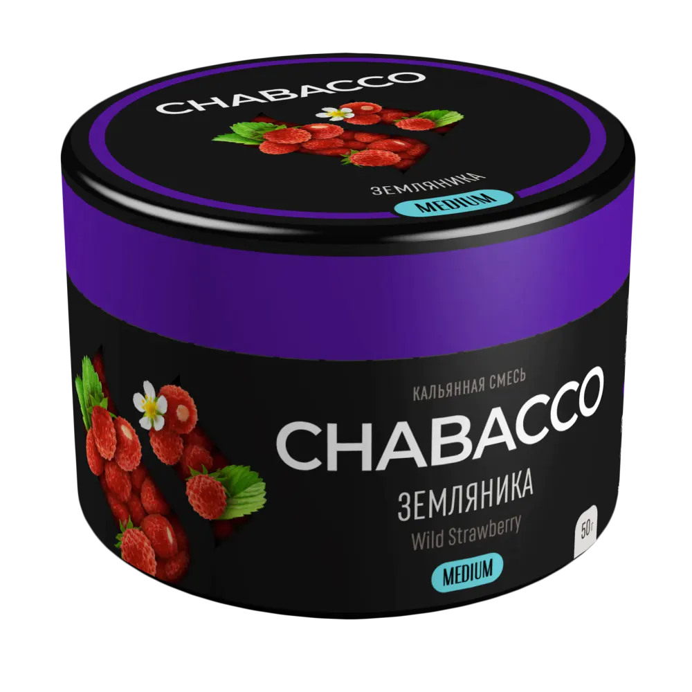 картинка Chabacco Medium - Wild Strawberry 40 гр. от магазина BigSmoke
