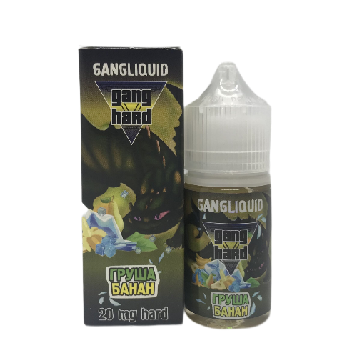 картинка Жидкость GANG HARD 30ml 2% - Груша Банан от магазина BigSmoke