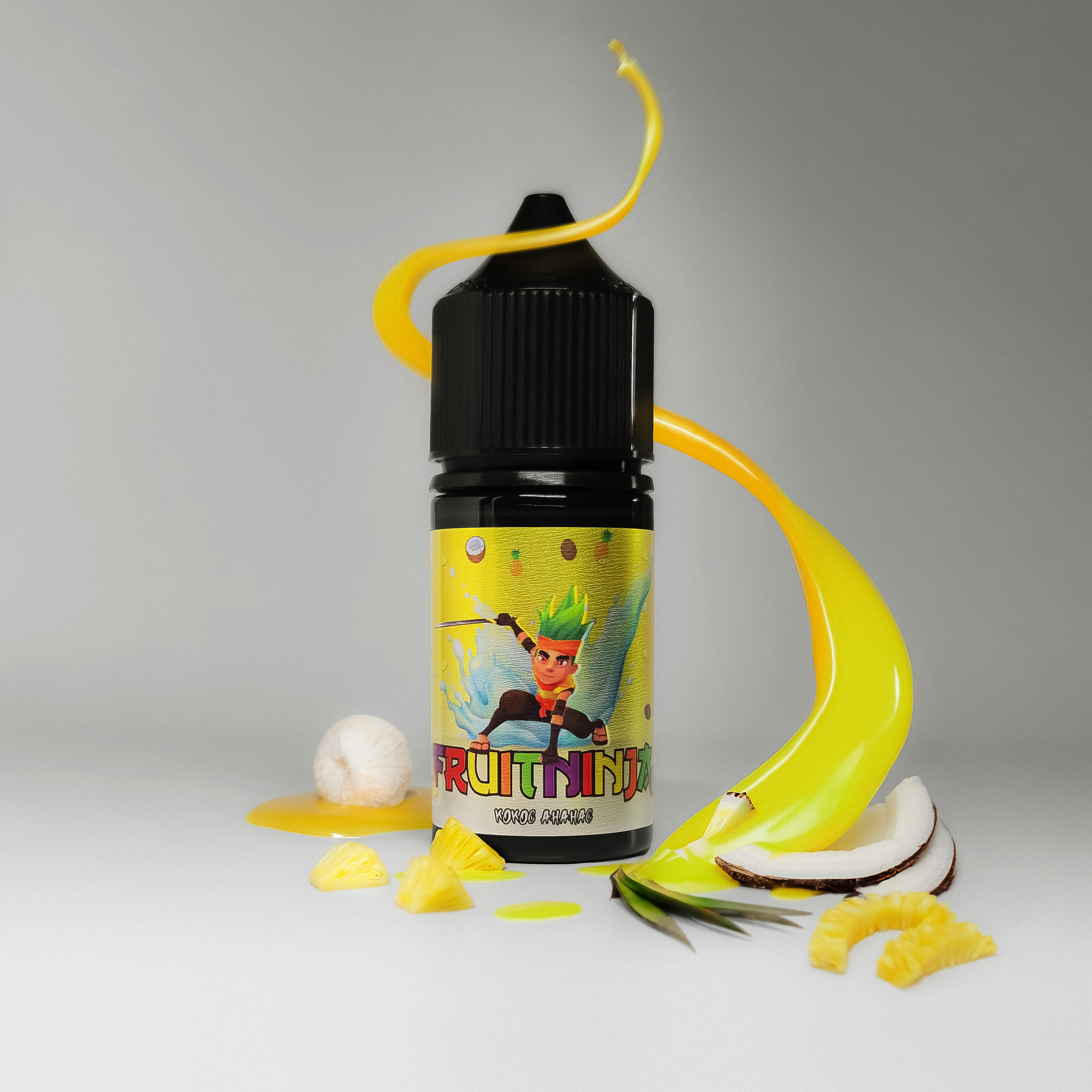 картинка Жидкость Fruit Ninja - Кокос Ананас от магазина BigSmoke