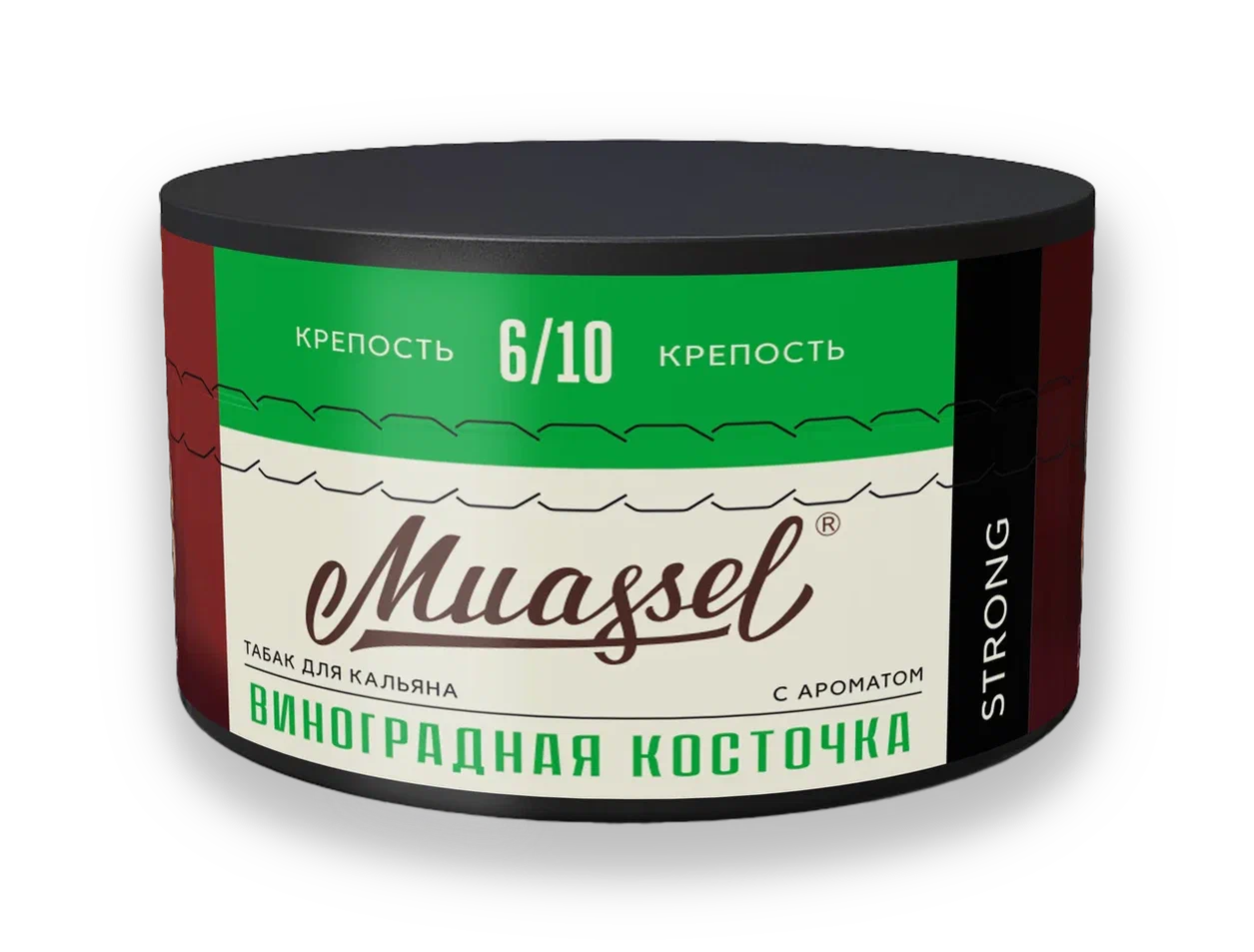 картинка Табак Muassel 6/10 - Виноградная Косточка 200гр. от магазина BigSmoke