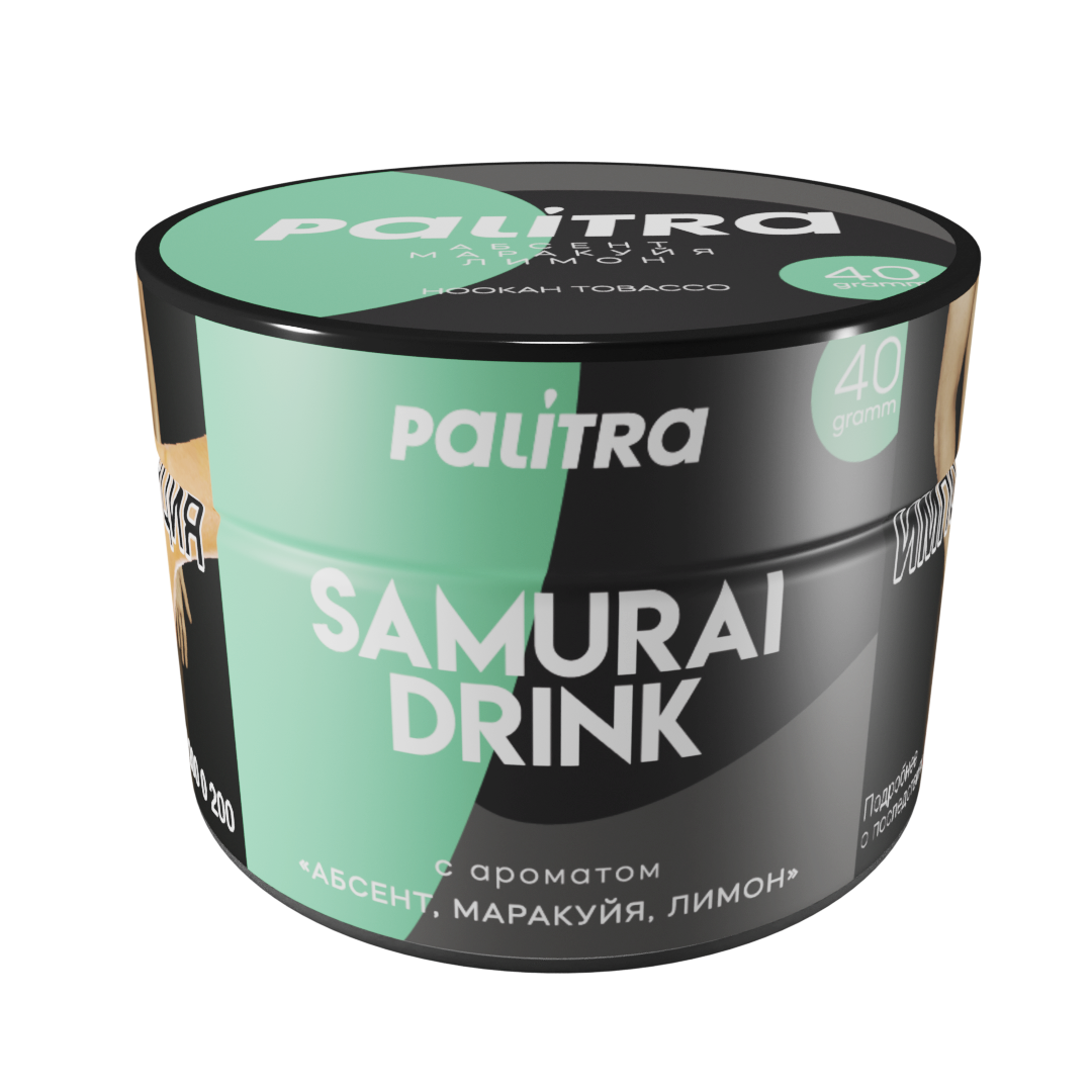 картинка Табак Palitra - Samurai Drink (Абсент Маракуйя Лимон) 40 гр. от магазина BigSmoke
