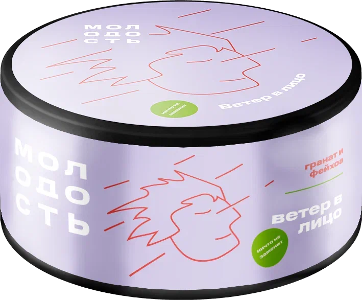 картинка Табак Молодость - Ветер в Лицо (Гранат и Фейхоа) 100 гр. от магазина BigSmoke