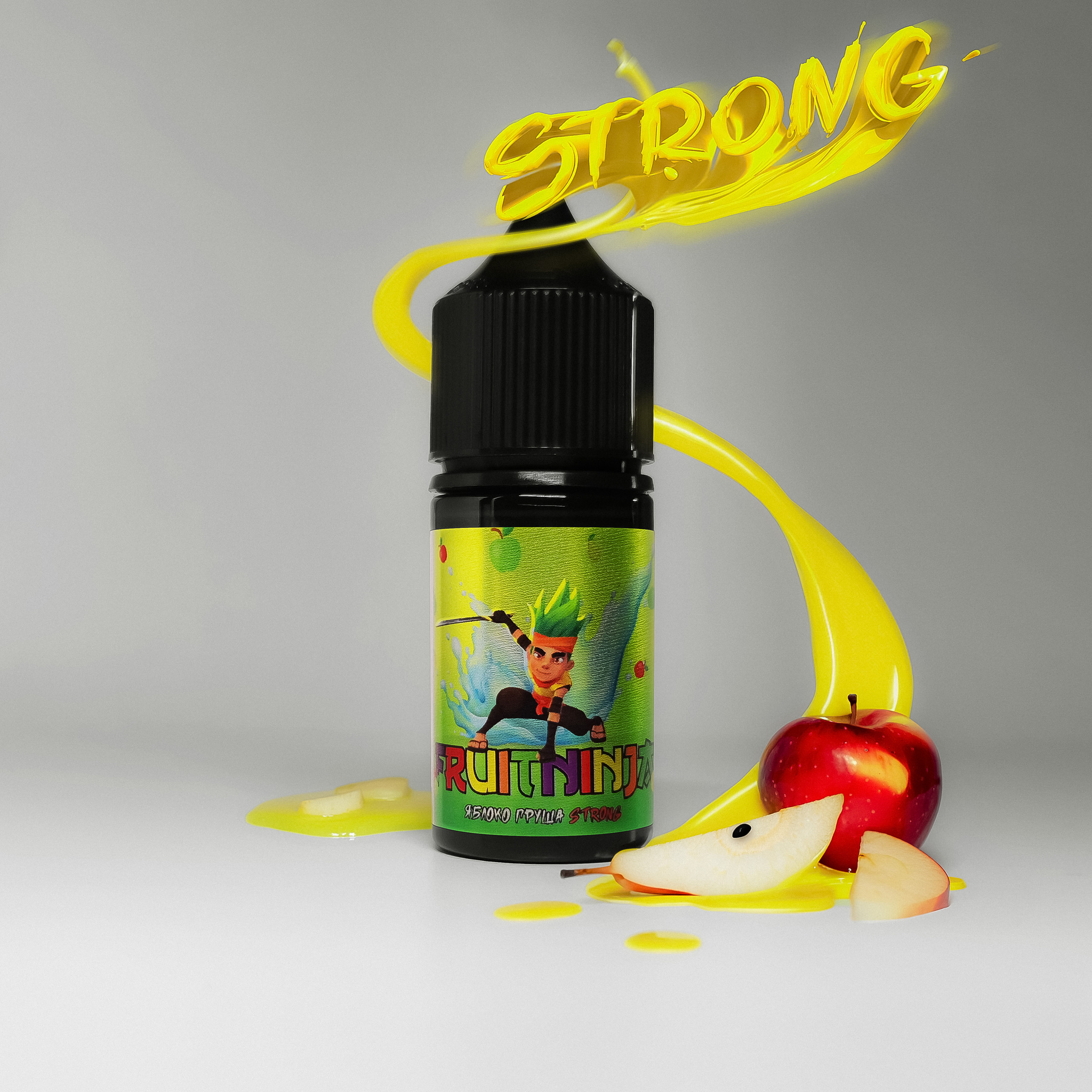 картинка Жидкость Fruit Ninja Strong - Яблоко Груша от магазина BigSmoke