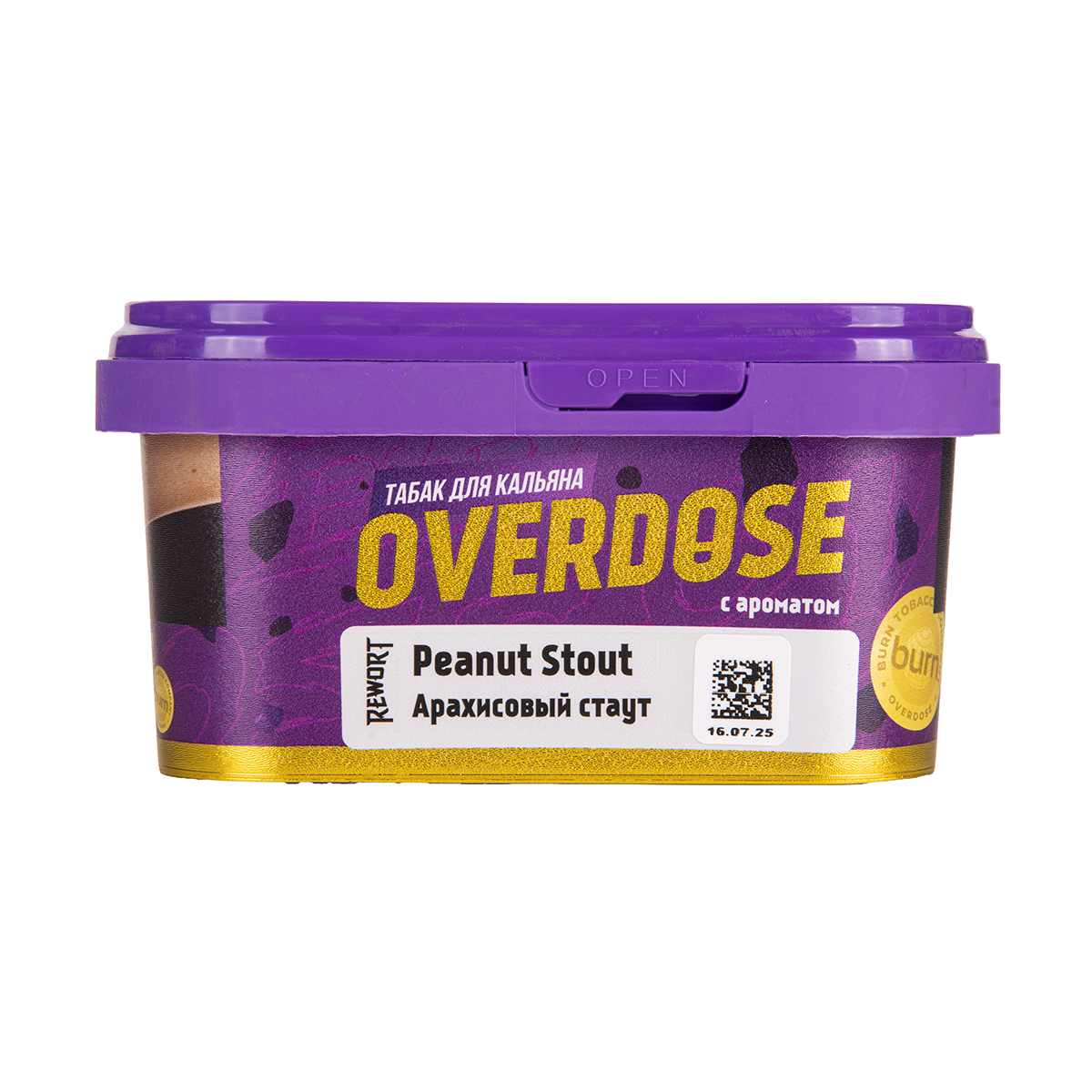 картинка Табак Overdose - Peanut Stout 200 гр. от магазина BigSmoke