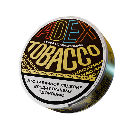 картинка Табак Жевательный ADEX Ultrastrong Slim - Ананас 9 гр. от магазина BigSmoke