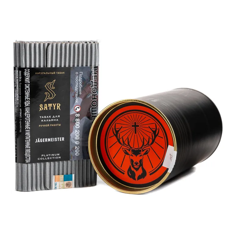 картинка Табак Satyr Limited Edition - DUEBECK JAGERMEISTER 100 гр. от магазина BigSmoke