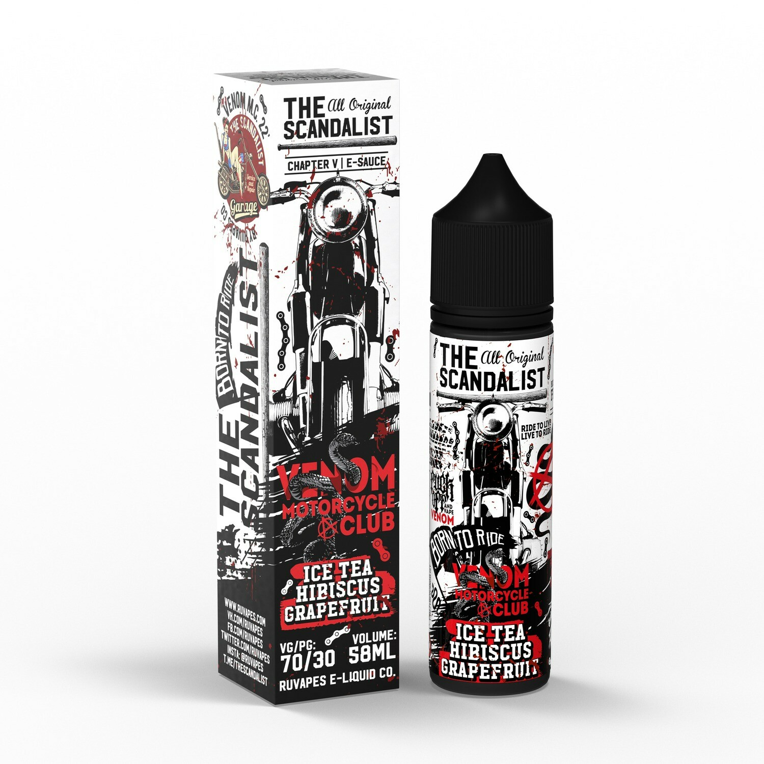 картинка The Scandalist 60 ml - Venom Motorcycle Club от магазина BigSmoke