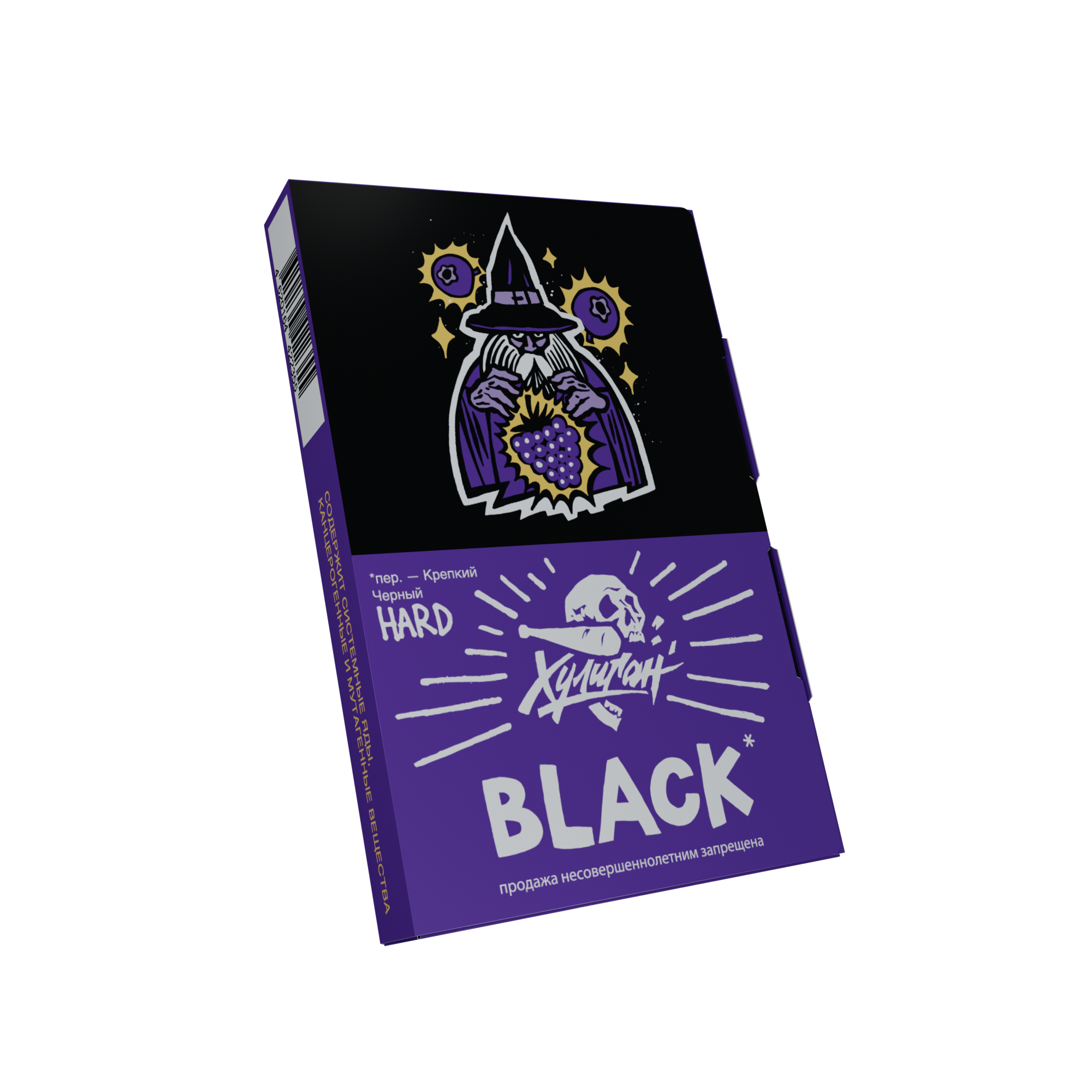 картинка Табак Хулиган Hard - Black (Черные Ягоды) 25 гр. от магазина BigSmoke